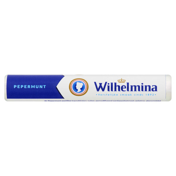 Wilhelmina Pepermunt/ Pfefferminze rol / Rolle 50 gr. by Fortuin