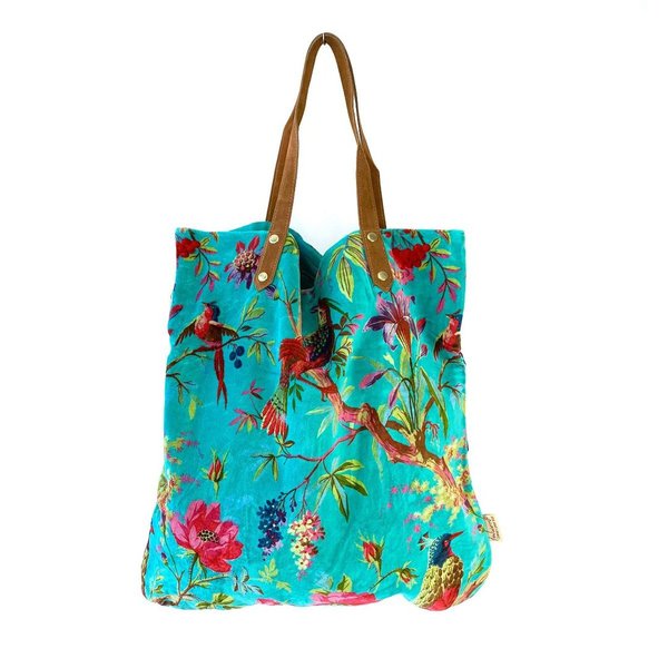 SHOPPER - TASCHE - PARADISE LARGE TURQUISE - TÜRKIS  - 52/55cm BY IMBARRO