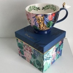 FRIDA KAHLO TROPICAL CUP - FRIDA KAHLO TROPICAL MUG BY HOUSE OF DISASTER