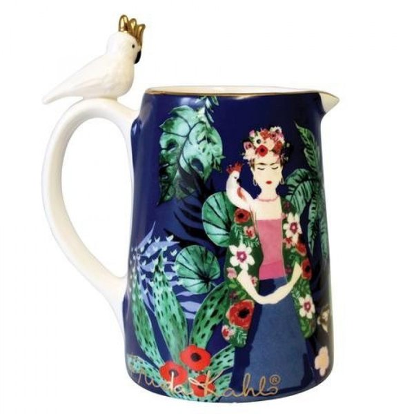 FRIDA KAHLO TROPICAL JUG - FRIDA KAHLO TROPICAL KANNE BY HOUSE OF DISASTER