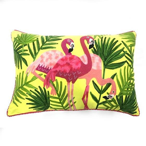 CUSHION - KISSEN - 40/60CM -  FLAMINGO - BY ONLY NATURAL