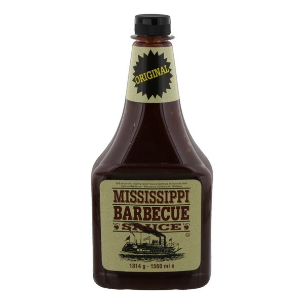 XL MISSISSIPPI BARBECUE SAUCE - ORIGINAL -  1560ML - MARINADE-GRILLSAUCE BY THE FREMONT COMPANY