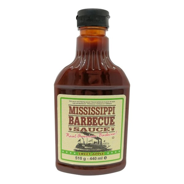 MISSISSIPPI BARBECUE SAUCE - SWEET APPLE -  440ML - MARINADE-GRILLSAUCE BY THE FREMONT COMPANY