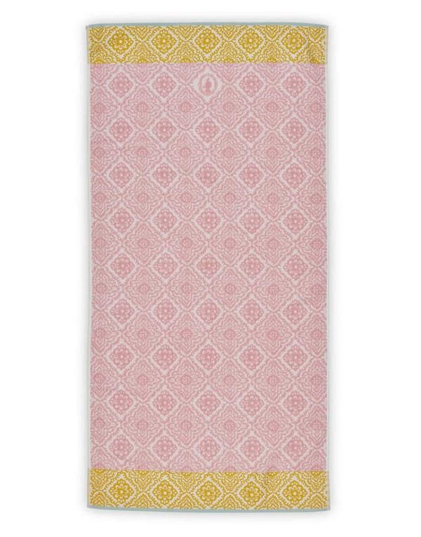 JACQUARD CHECK TOWEL PINK 70x140 CM - DUSCHTUCH ROSA BY PIP STUDIO