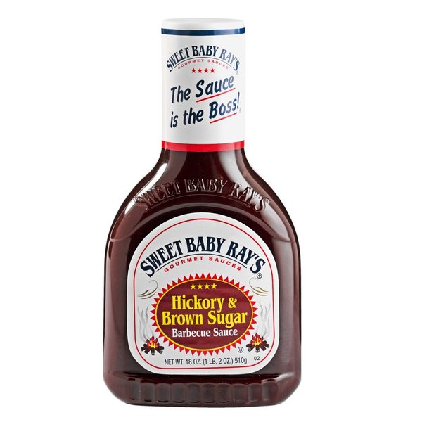 HICKORY & BROWN SUGAR BARBECUE SAUCE - BBQ- 510G BY SWEET BABY RAY`S