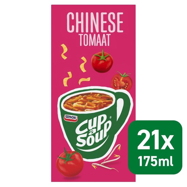 CUP A SOUP - CHINESE TOMAAT - 21 PACKUNGEN Á 175 ML - BY UNOX