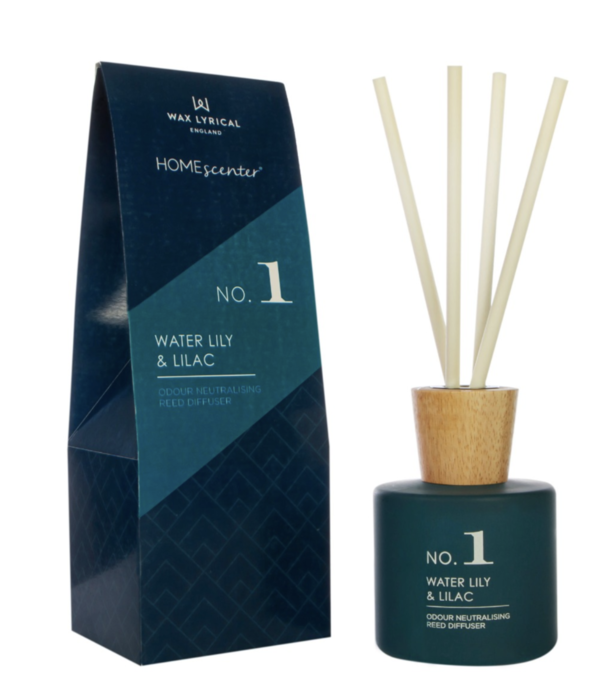 REED DIFFUSER - NO. 1 WATER LILY & LILAC HOMESCENTER - 180 ML -  BY WAX LYRICAL